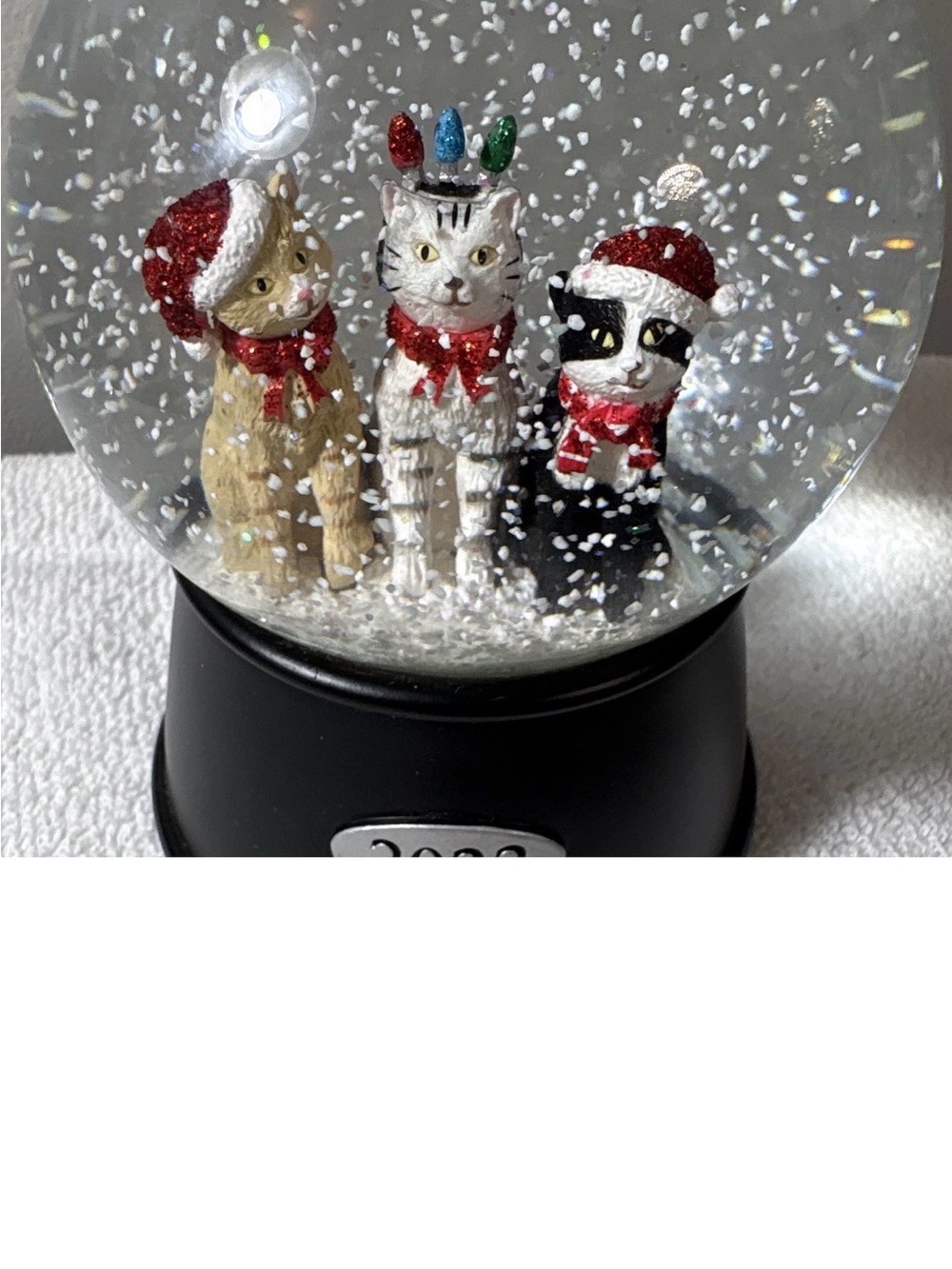 Wondershop @ Target Musical Snow Globe Christmas Cats 2022 12 days of Christmas